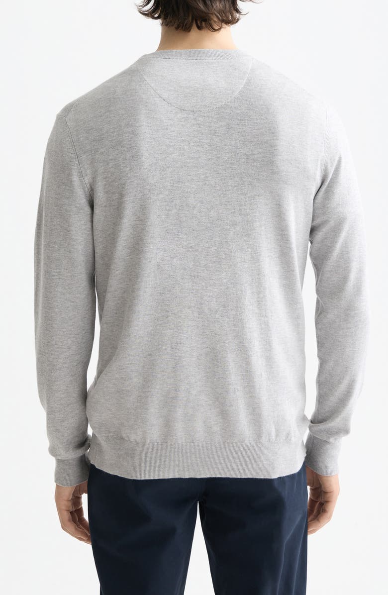 Scotch & Soda Core Crewneck Pullover, Alternate, color, Grey
