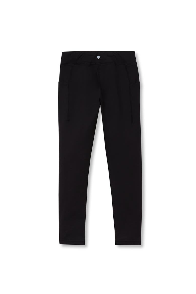 Girls Plus Active Leggings, Alternate, color, Black