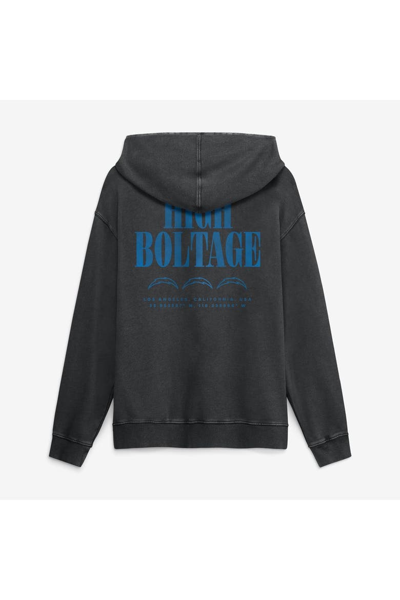 Men's Fanatics Black Los Angeles Chargers Relaxed Intense Rivalry French Terry Hoodie, Alternate, color, Black
