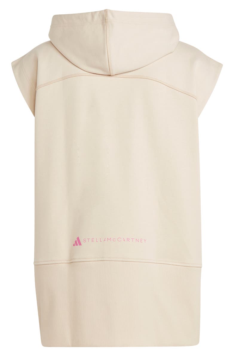 adidas by Stella McCartney Gender Inclusive Short Sleeve Organic Cotton Hoodie, Alternate, color,