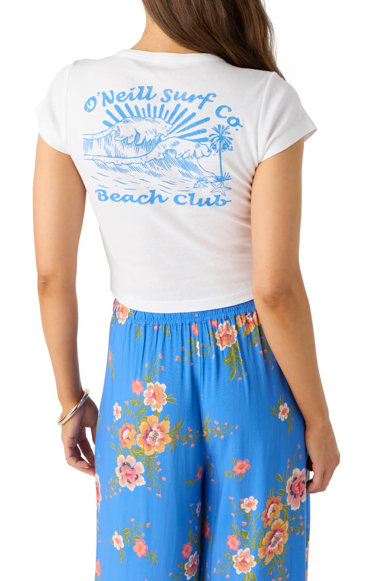 O'Neill Beach Club Cotton Crop Graphic T-Shirt, Alternate, color, 