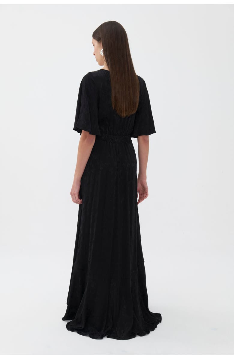 Nocturne Asymmetric Flounce Dress, Alternate, color, 