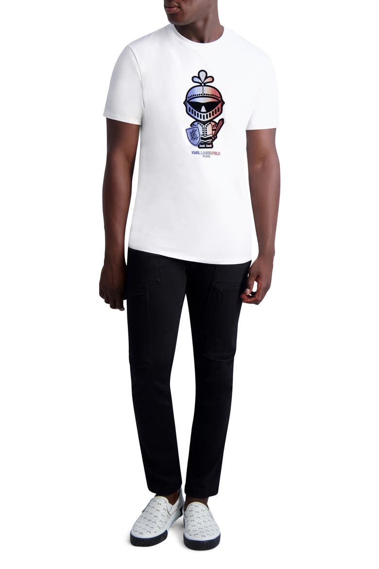 Armor Karl Degrade Graphic T-Shirt, Alternate, color, WHITE