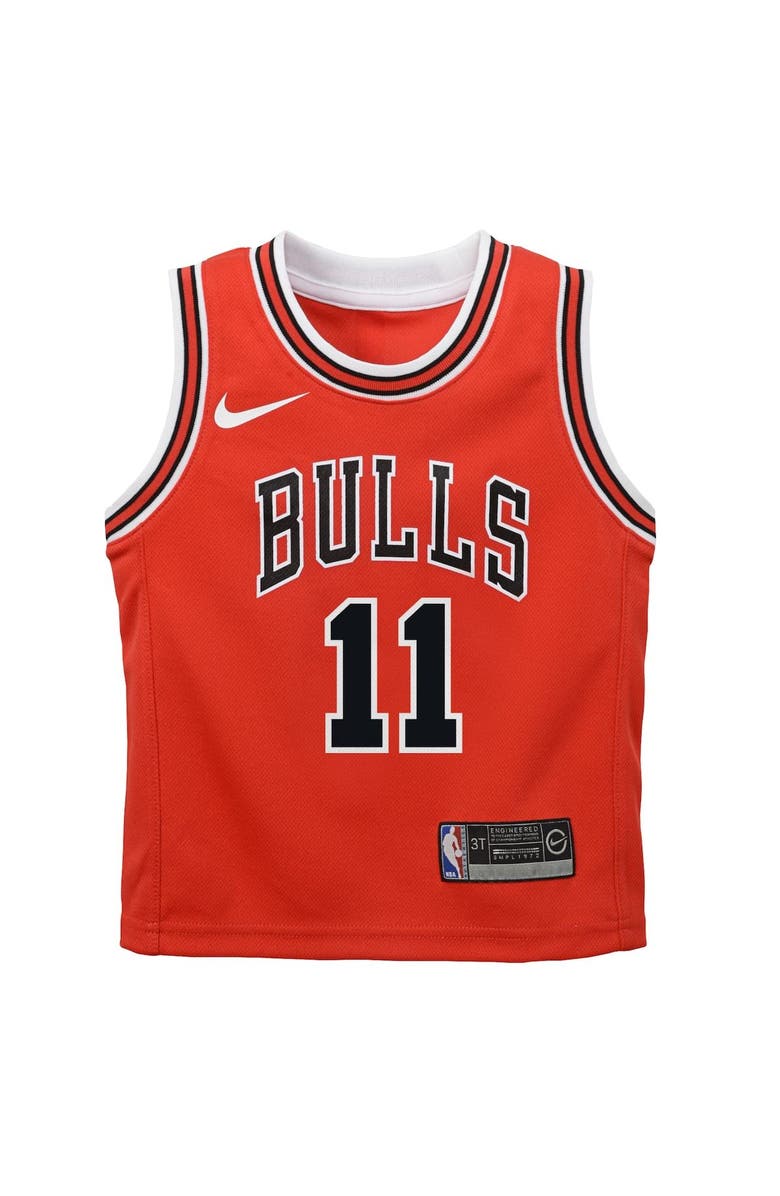 Nike Toddler Nike DeMar DeRozan Red Chicago Bulls 2021/22 Replica Jersey - Icon Edition, Alternate, color, 