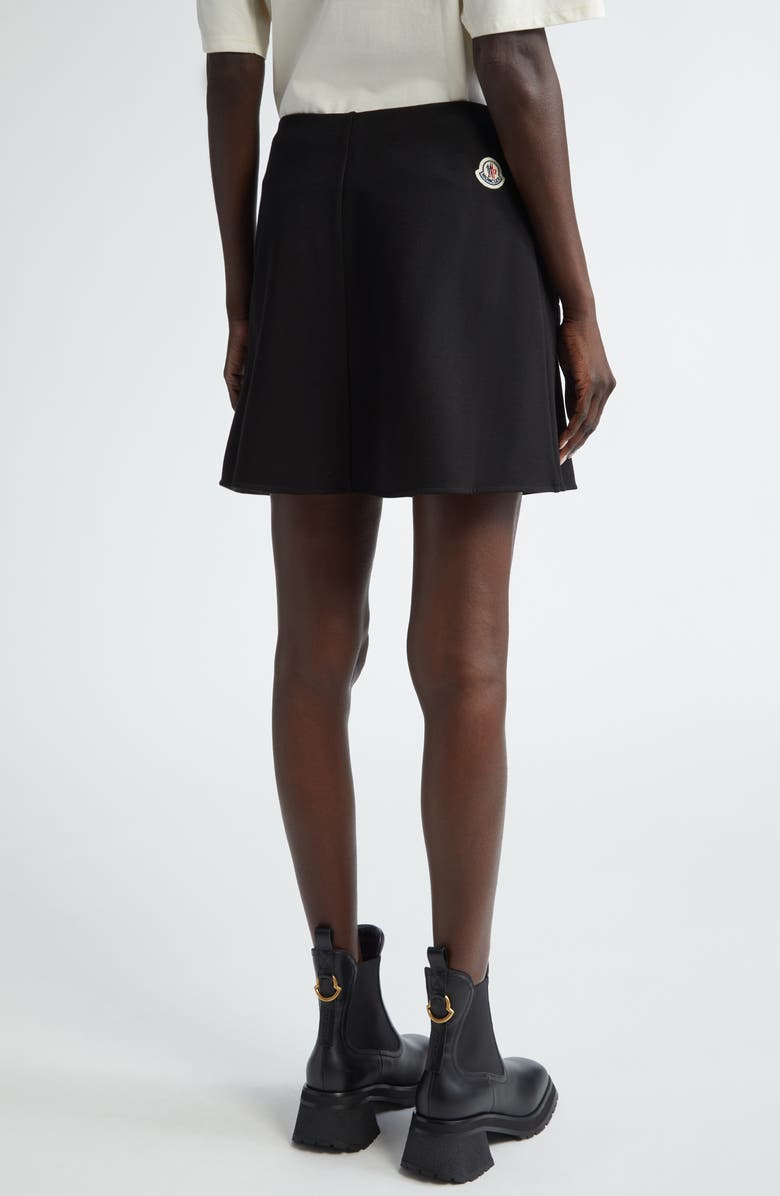 Moncler Quilted Pocket Snap Front Miniskirt, Alternate, color, 