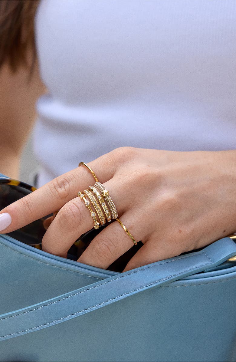 BaubleBar Rosaire Multiband Ring, Alternate, color, 