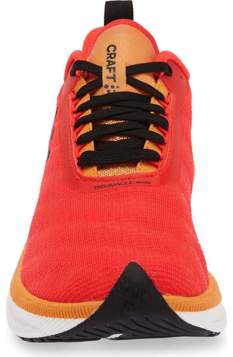 Craft Endurance 2 Running Shoe, Alternate, color, Inferno/Sour