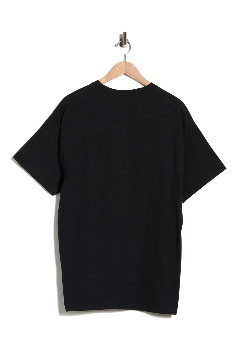 Neon Cactus Cotton Graphic T-Shirt, Alternate, color, BLACK