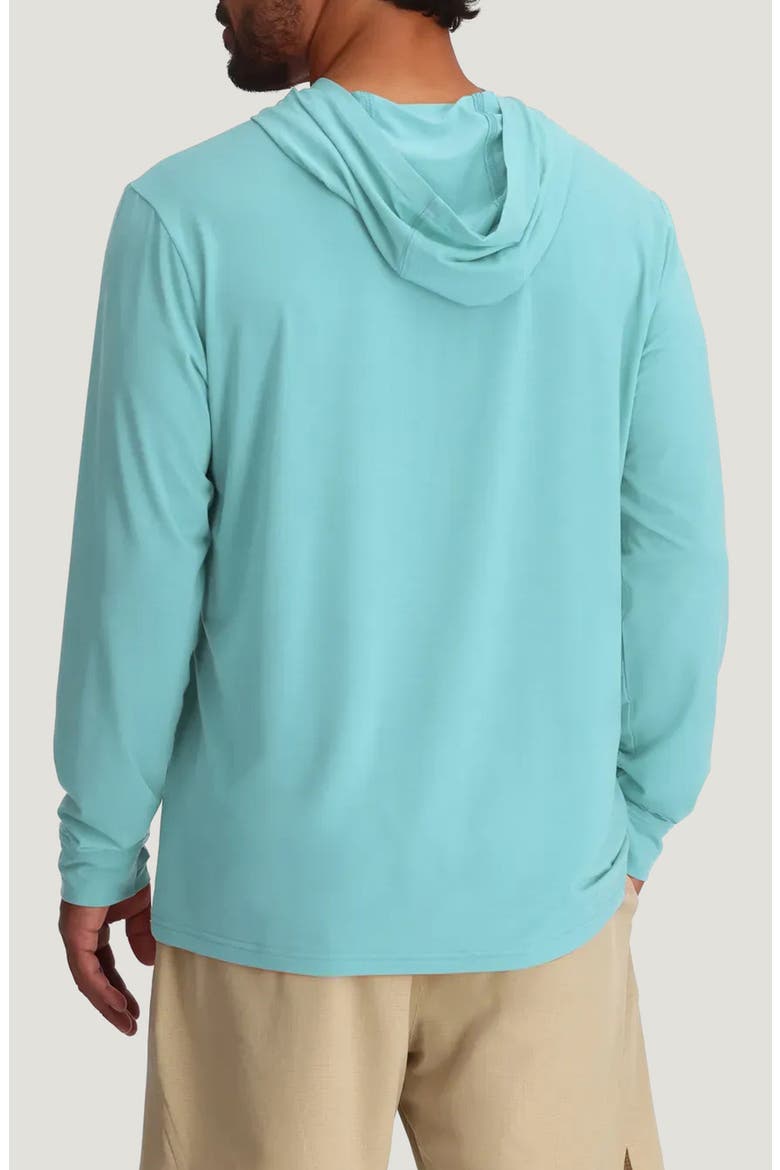 Elevate Lightweight Performance Hoodie, Alternate, color, BAHAMA BLUE