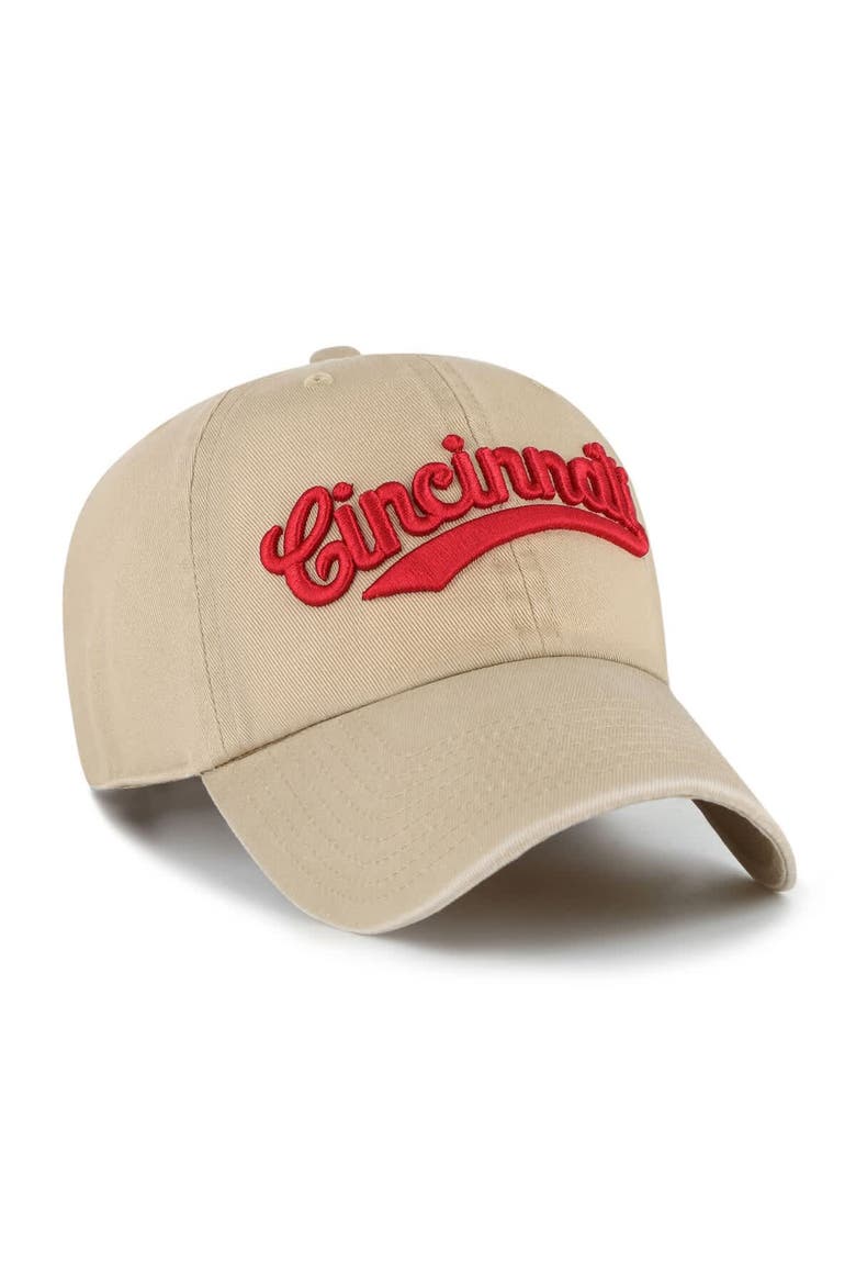 Men's '47 Tan Cincinnati Bearcats Vault Clean Up Adjustable Hat, Alternate, color, Tan