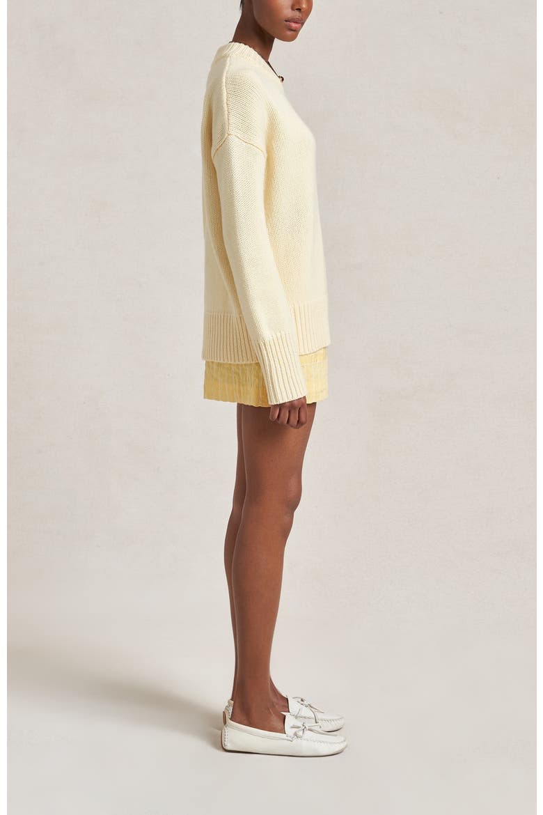 Solid Marin Sweater, Alternate, color, Butter