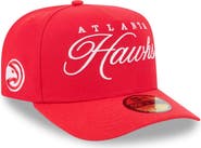 New Era Men's New Era Red Atlanta Hawks 2025 NBA Draft A-Frame 59FIFTY Fitted Hat