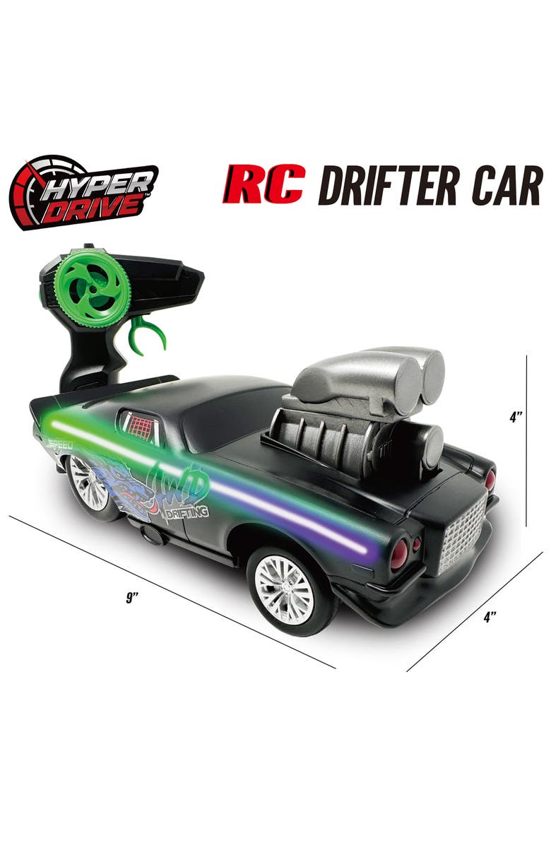 Hyper Drive Rc Drifter Car, Street Racer With Led Lights For Kids, Alternate, color, Multicolored