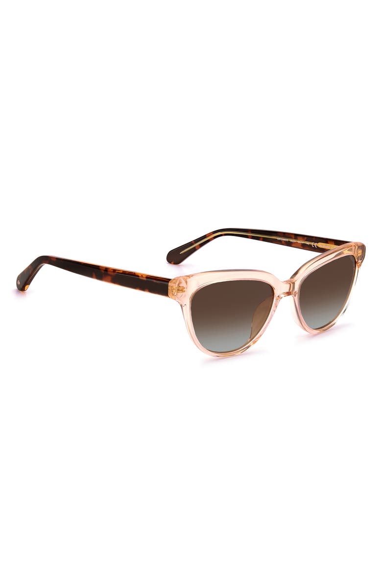 Kate Spade New York cayenne 54mm cat eye sunglasses, Alternate, color,