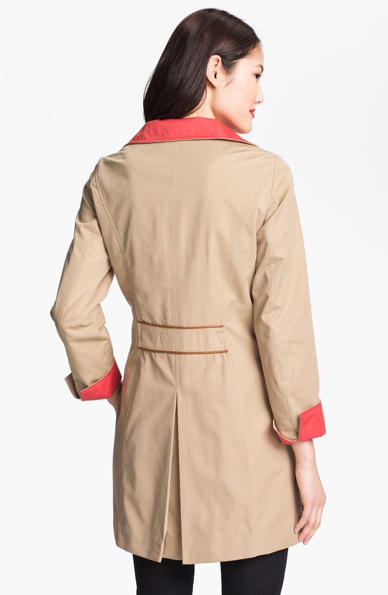 Ellen Tracy Two Tone Walking Coat, Alternate, color, 