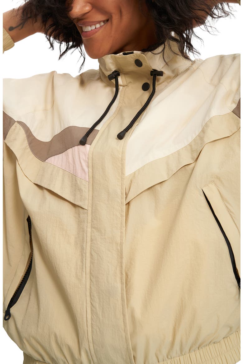 Liberty Colorblock Rain Jacket, Alternate, color, OYSTER
