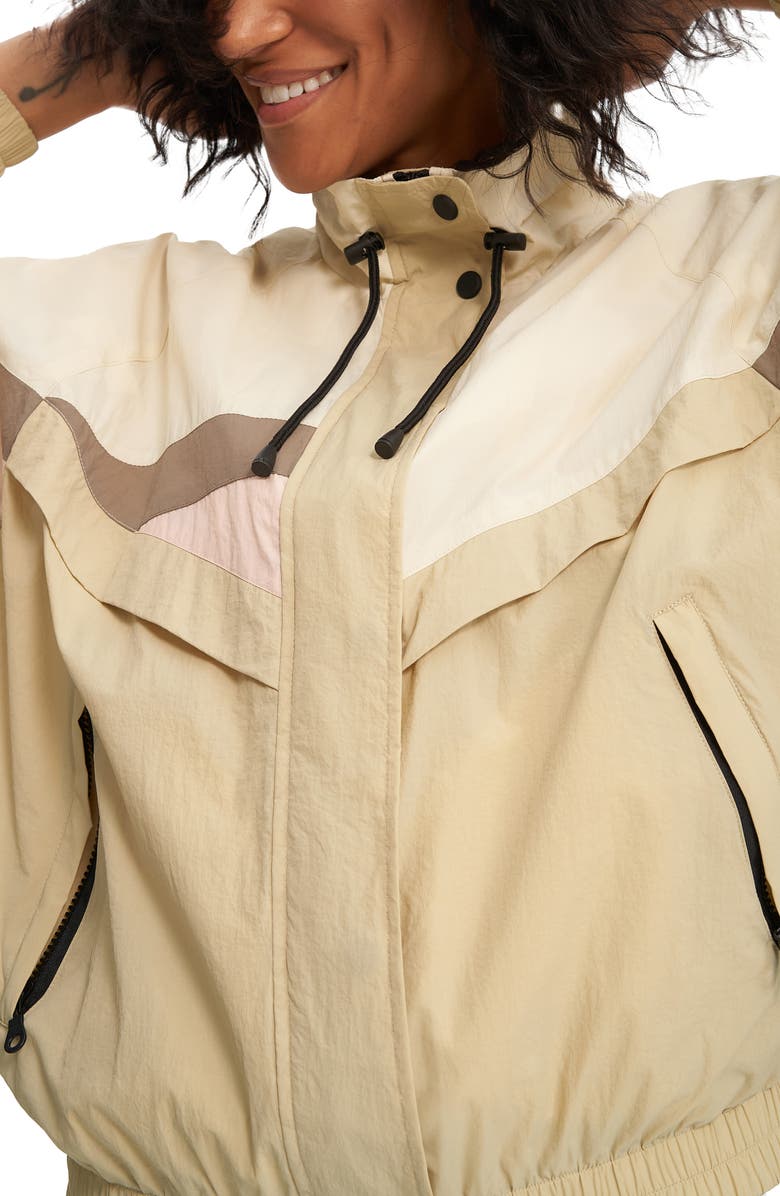 Noize Liberty Colorblock Rain Jacket, Alternate, color,