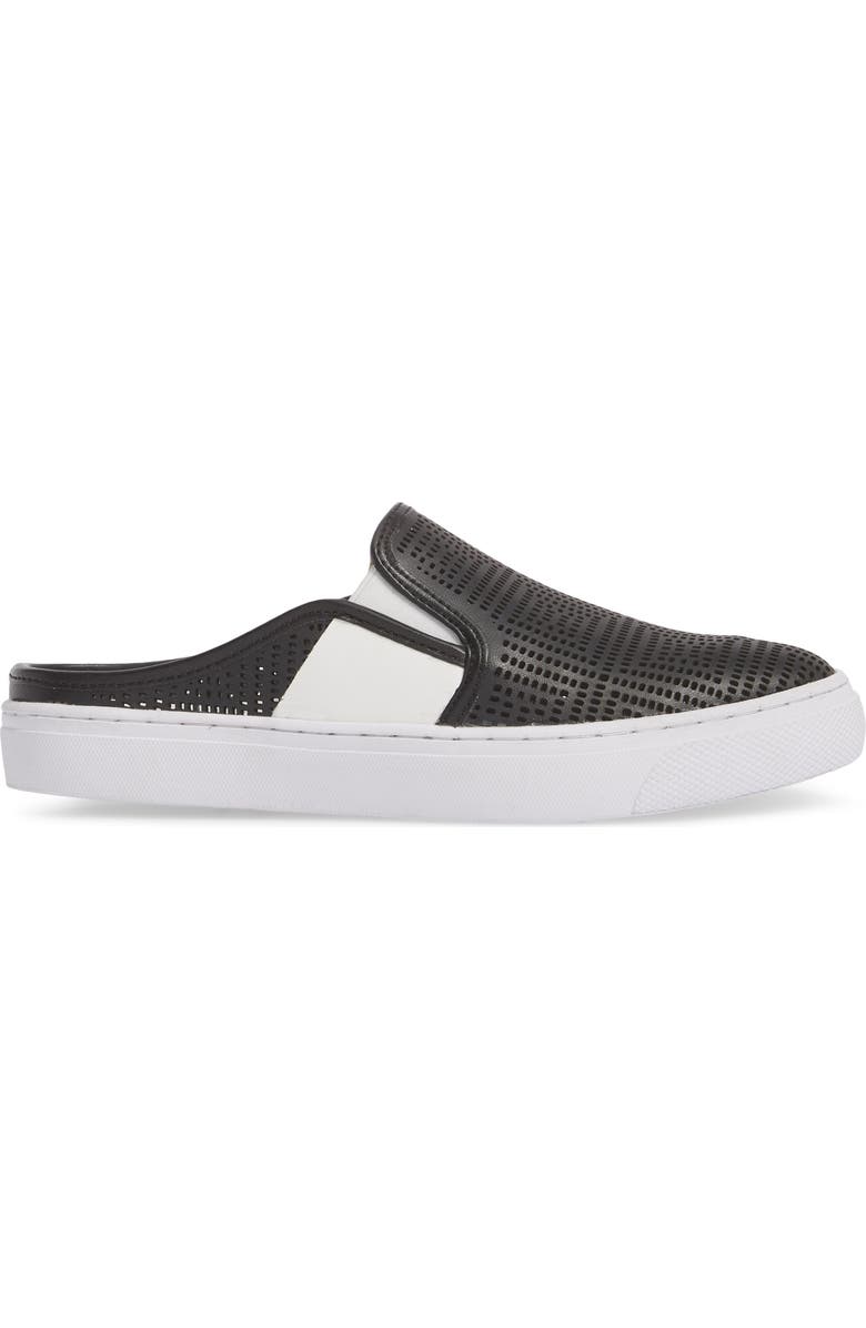 bernie mev. Perforated Backless Sneaker, Alternate, color,