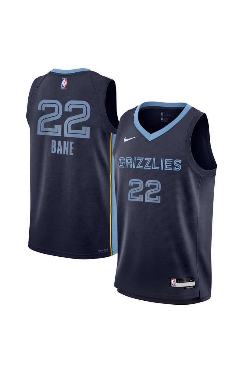 Nike Youth Nike Desmond Bane Navy Memphis Grizzlies Swingman Jersey - Icon Edition, Main, color, 