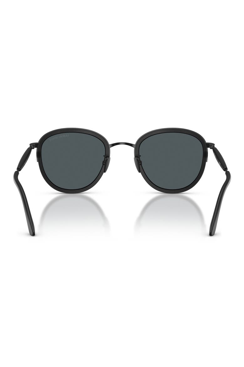 49mm Small Phantos Sunglasses, Alternate, color, MATTE BLACK / DARK GREY