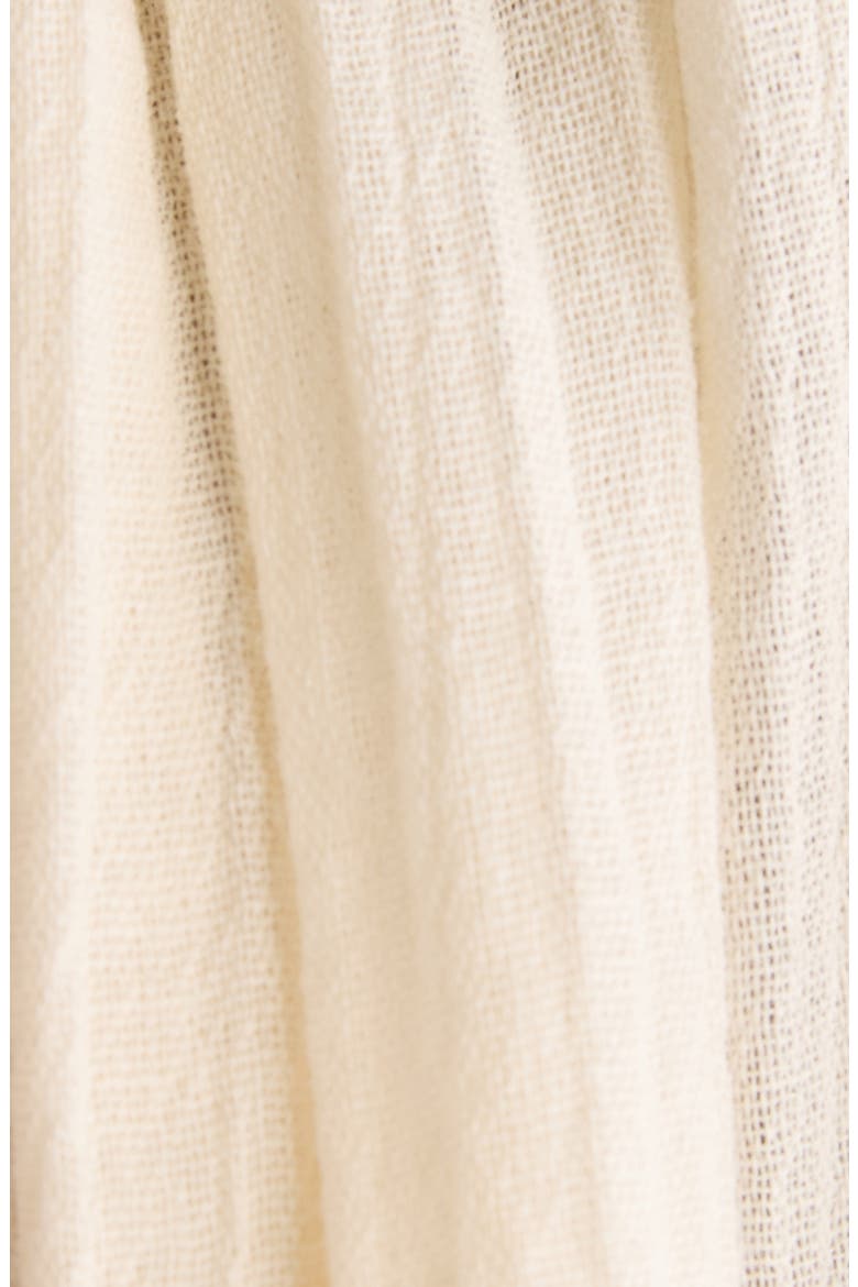 Lena Embroidered Gauze Top, Alternate, color, BEIGE/ RED