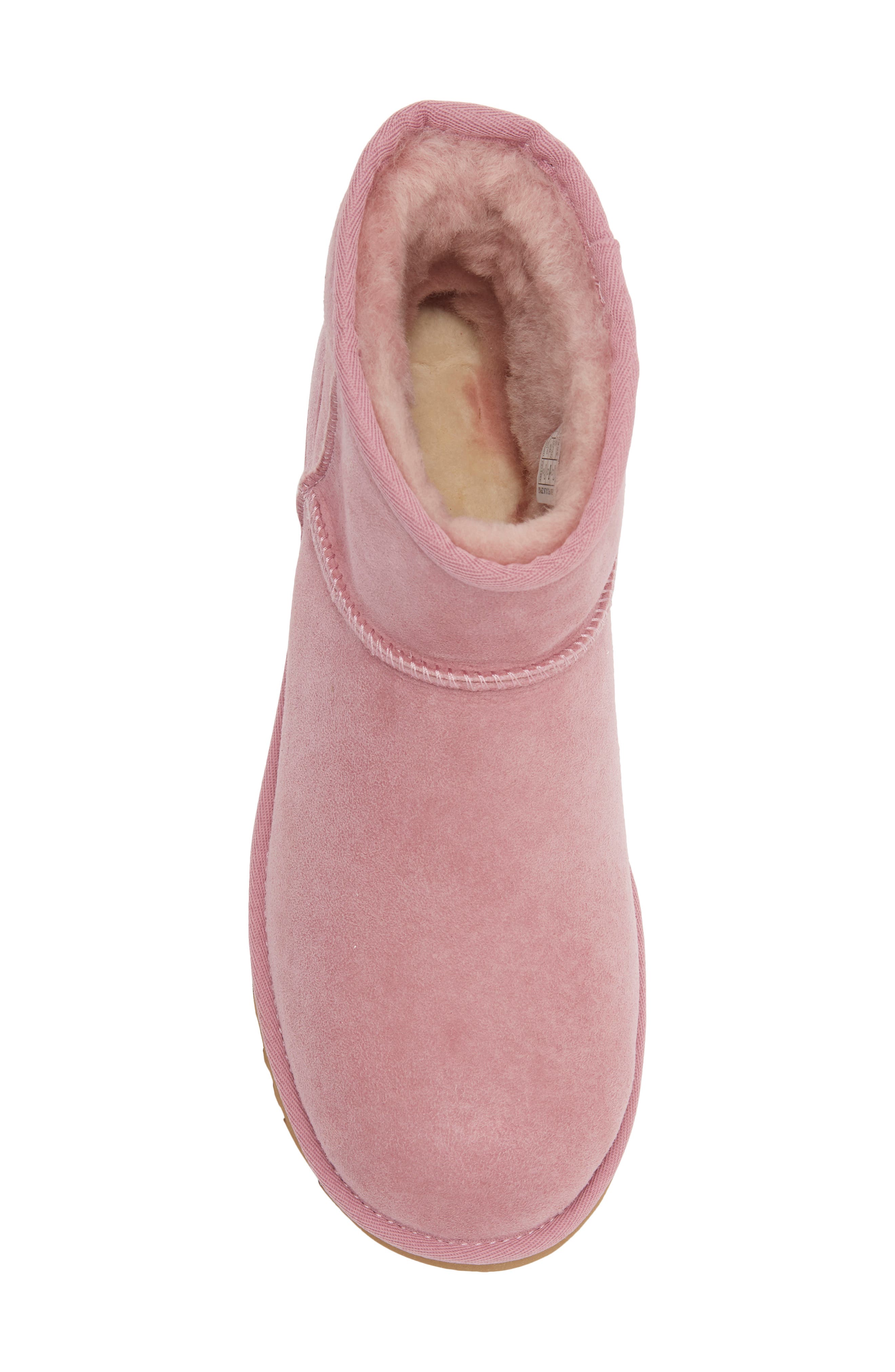 Women's Classic Mini II Genuine Shearling Lined Boot, Alternate, color, DUSTY ORCHID