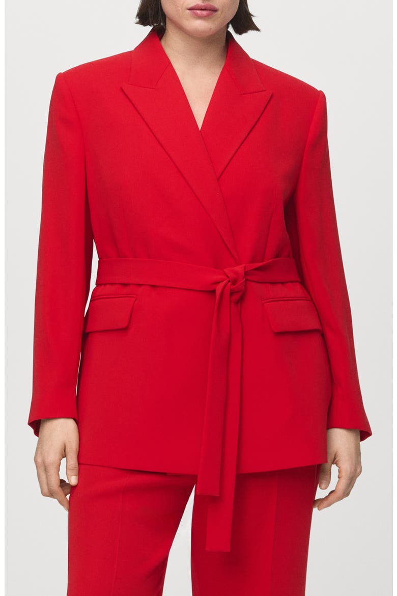 Tie Blazer, Main, color, RED