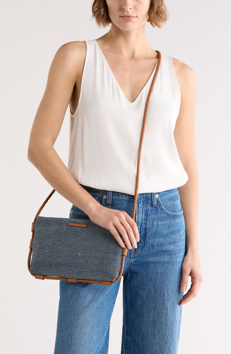 Lucky Brand Ezri Slim Crossbody Bag, Alternate, color, Denim