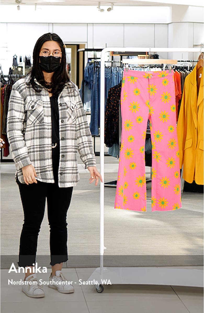 Youthquake Printed Crop Flare Jeans, sales video thumbnail