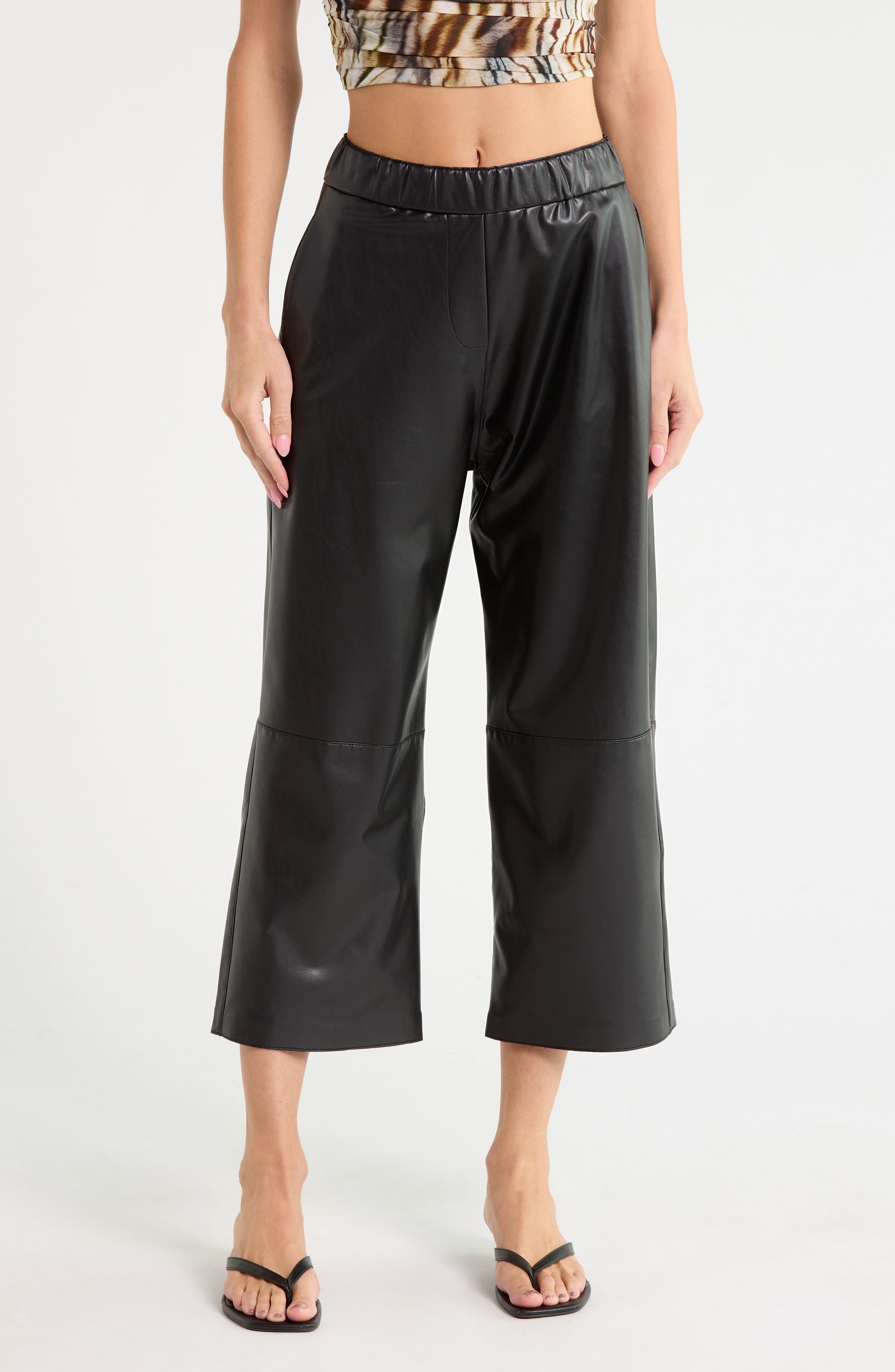 Cedar Faux Leather Pants
