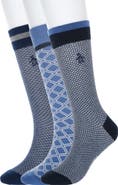 Original Penguin Assorted 3-Pack Crew Socks