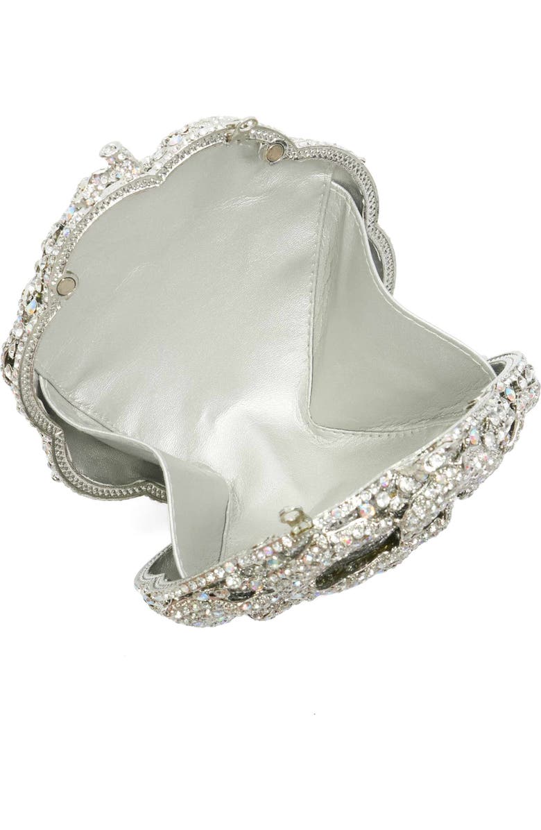 Dune London Bling Flower Clutch, Alternate, color,