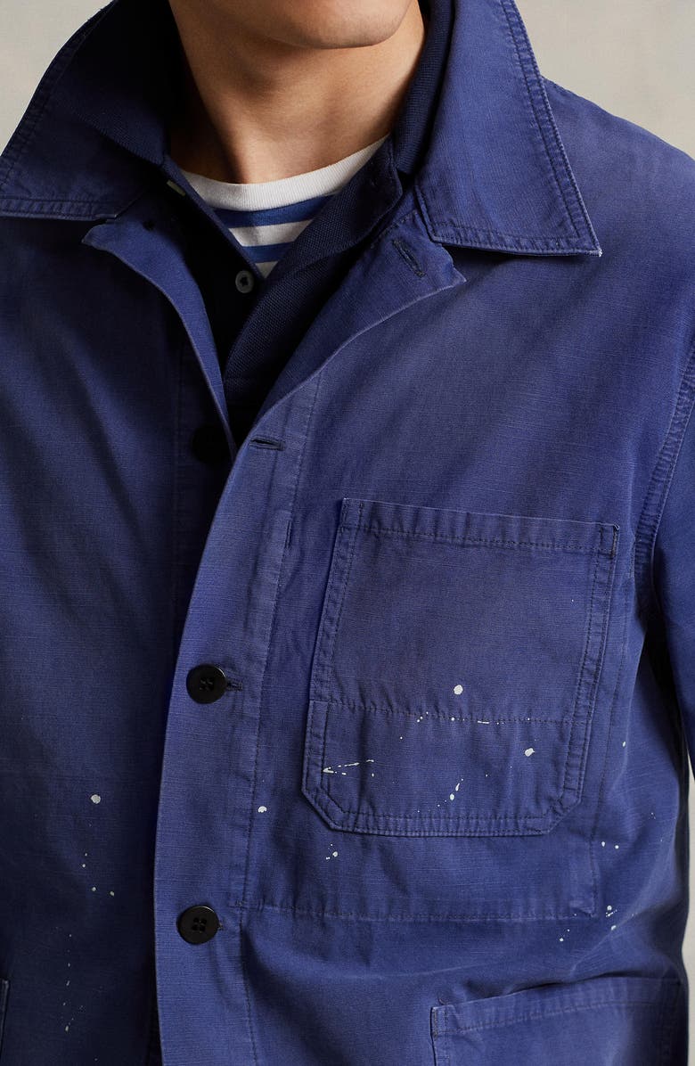 Polo Ralph Lauren Work Wear Cotton Shirt Jacket, Alternate, color,