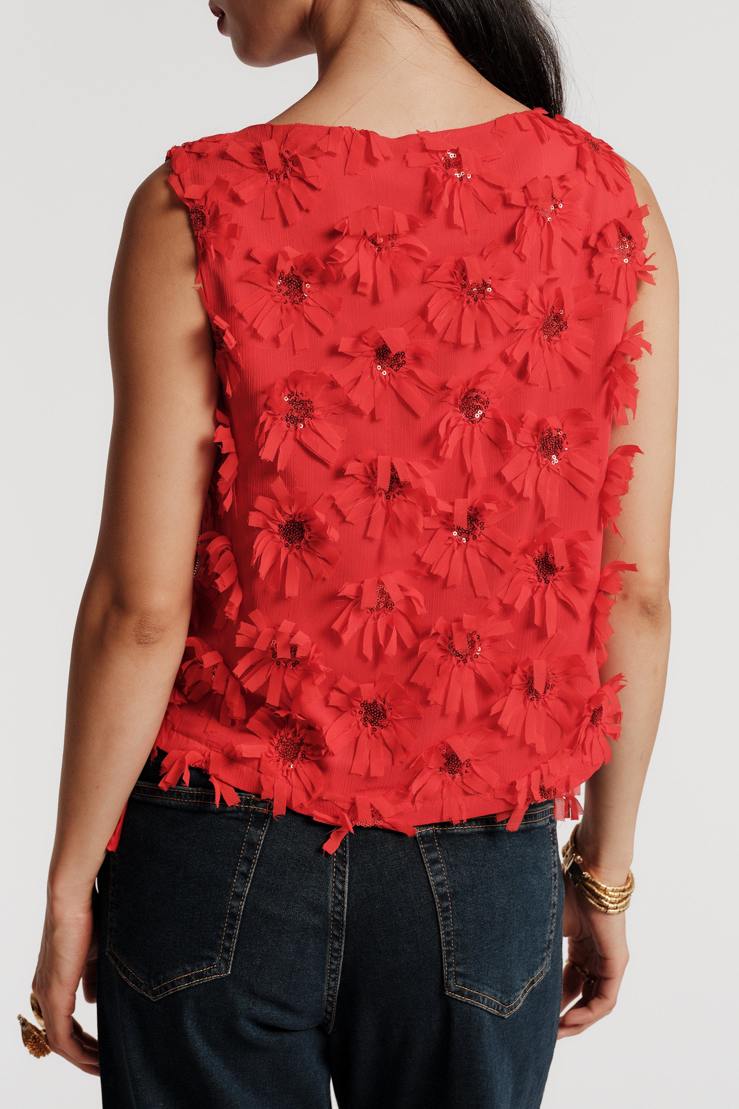 Frances Valentine Cheree Shell Daisy Applique (Women) | Nordstrom