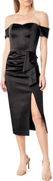 Dress the Population Alani Off the Shoulder Sheath Dress