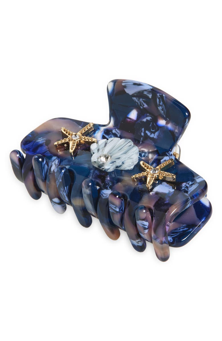 Lele Sadoughi Mini Sea Life Claw Clip, Main, color, 