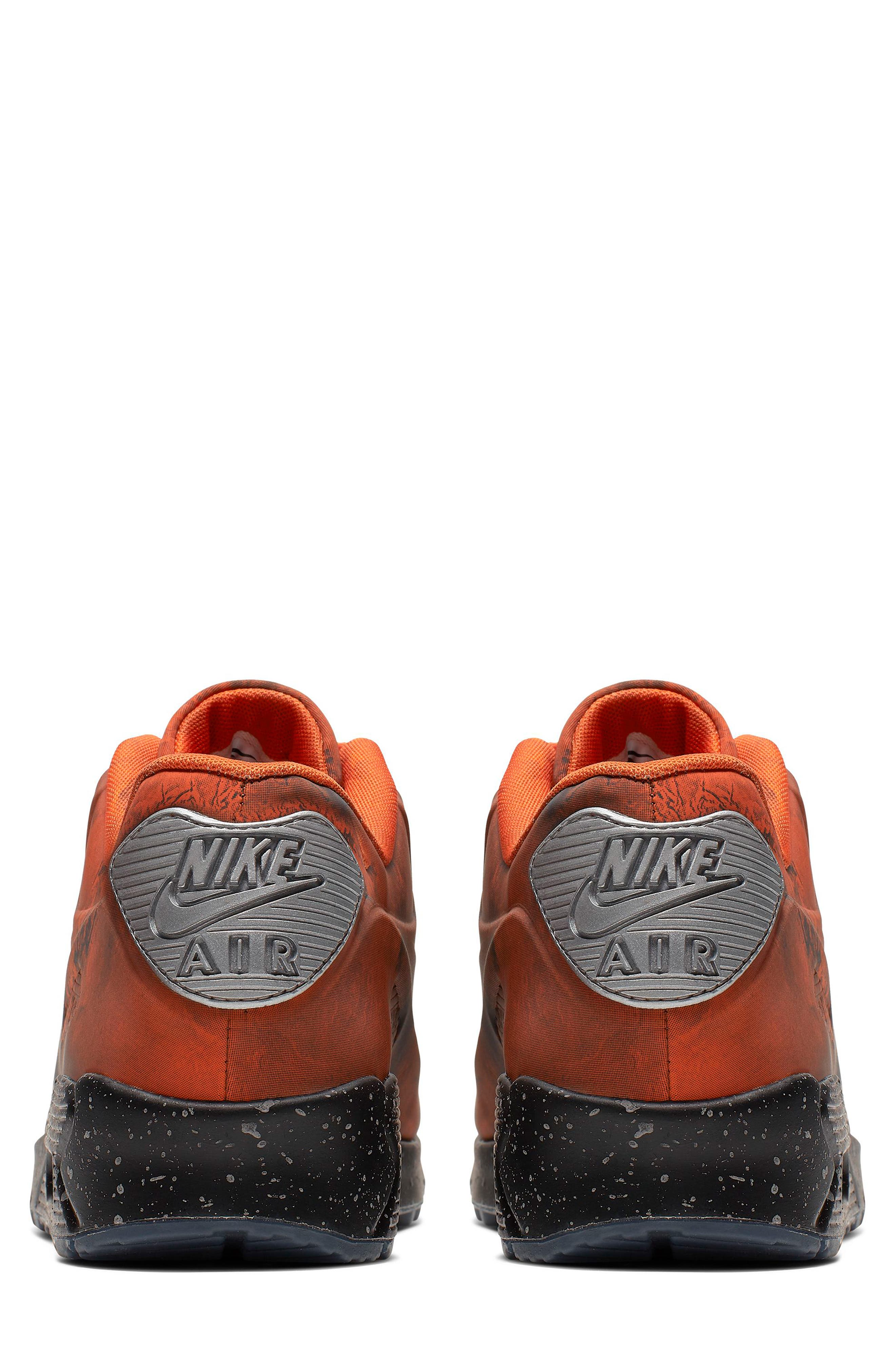 Air Max 90 QS Sneaker, Alternate, color, MARS STONE/ MAGMA ORANGE