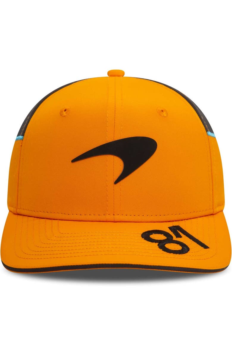 New Era Men's New Era Oscar Piastri Orange McLaren F1 Team Driver 9FIFTY Adjustable Hat, Alternate, color,