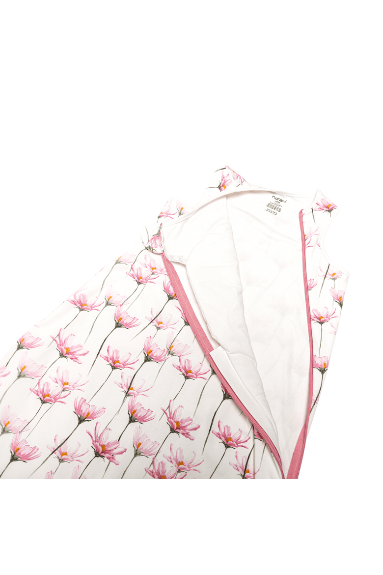 Organic Sleep Sack with Added Insert for All Seasons, Alternate, color, Pink Petals Floral