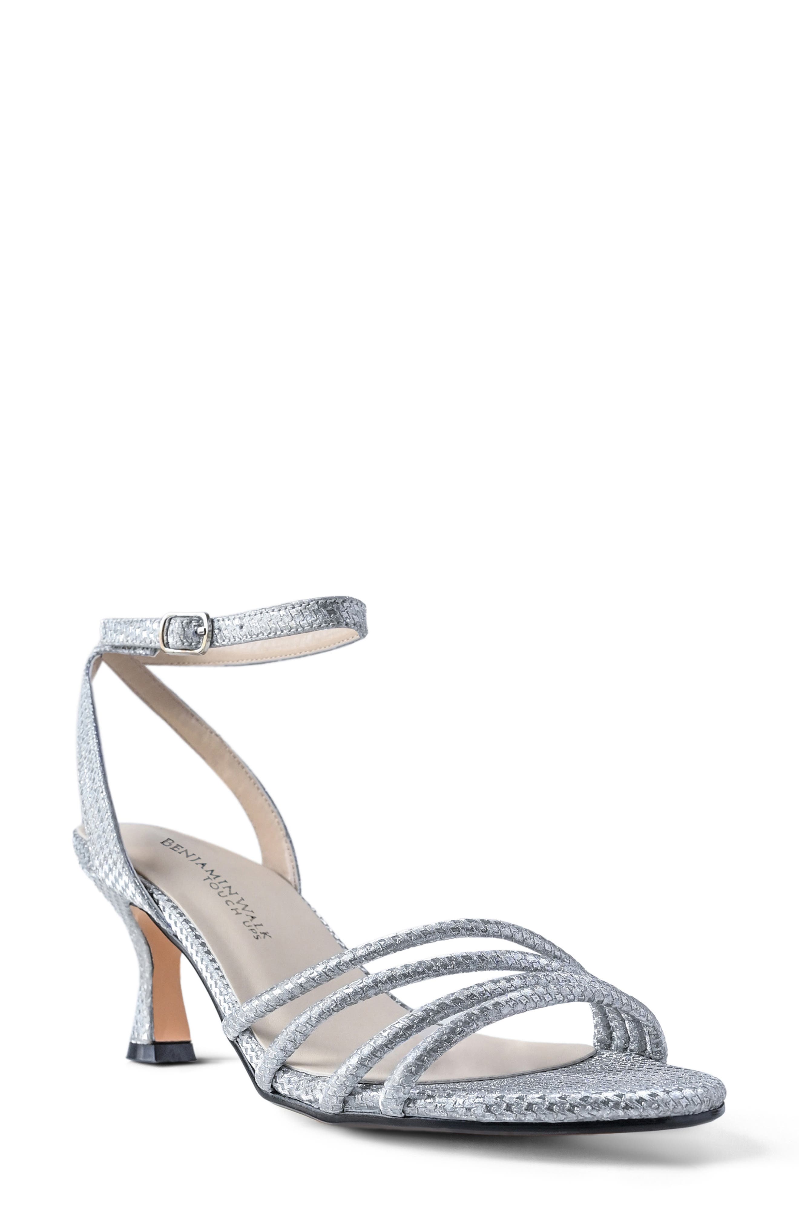 Olive Sandal, Main, color, SILVER