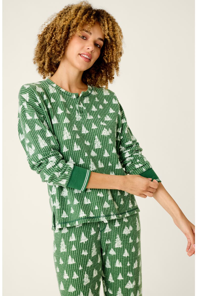 Ski Jammie Classics Pajama Set, Alternate, color, FAIRWAY