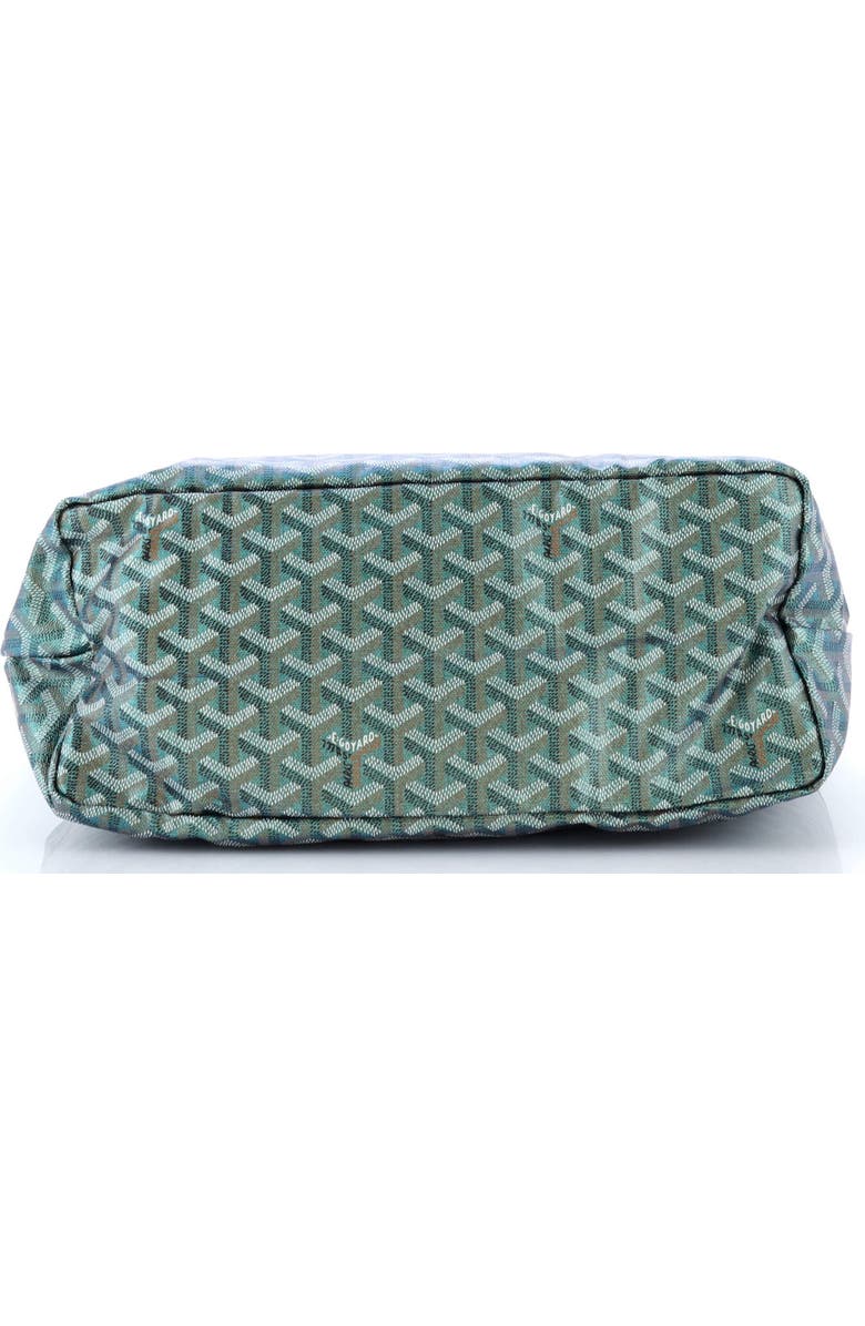 Pre-Owned Goyard Saint Louis Tote Iridescent Coated Canvas PM, Alternate, color, Green