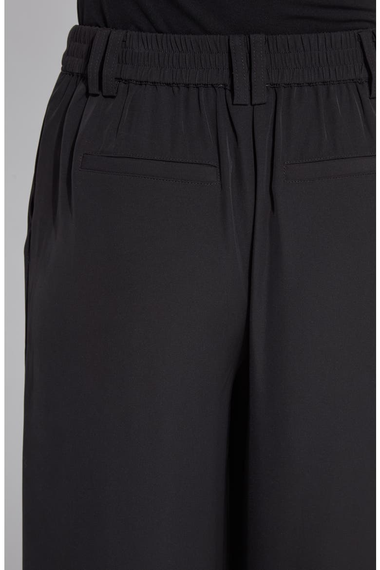 Darcy Pleated Wide Leg Pants, Alternate, color, BLACK