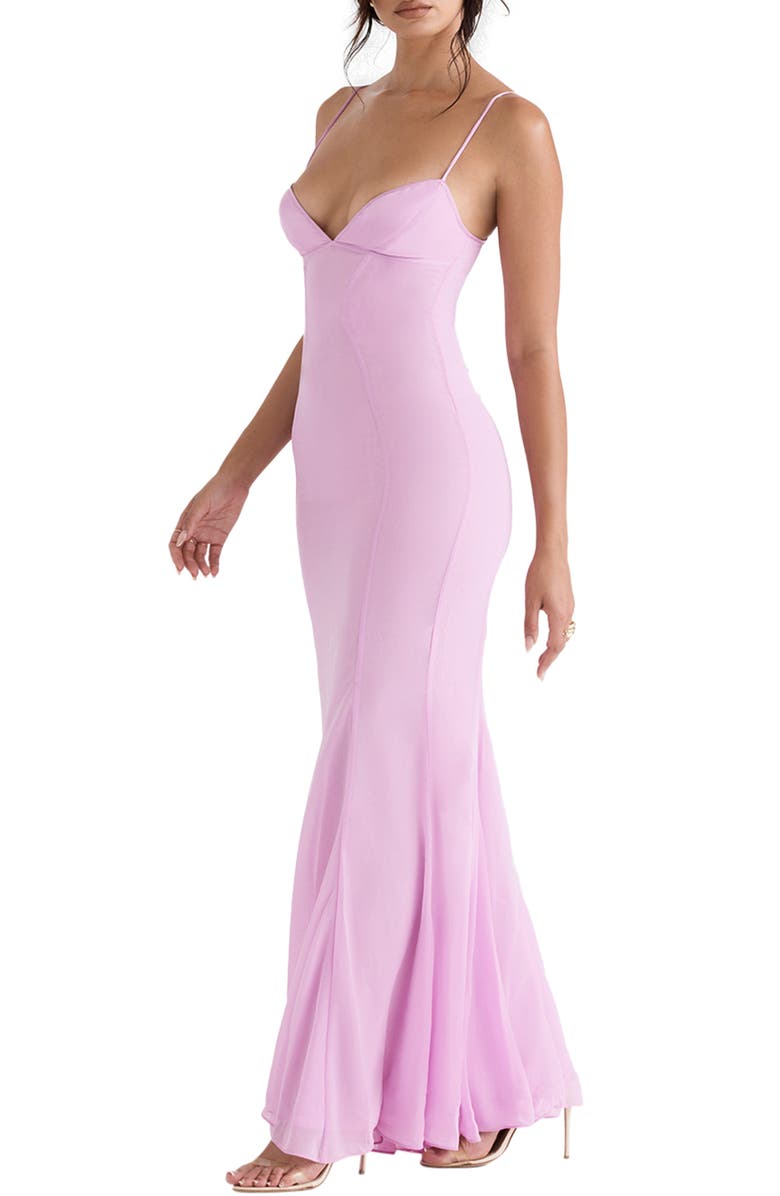HOUSE OF CB Loren Georgette Mermaid Gown, Alternate, color,