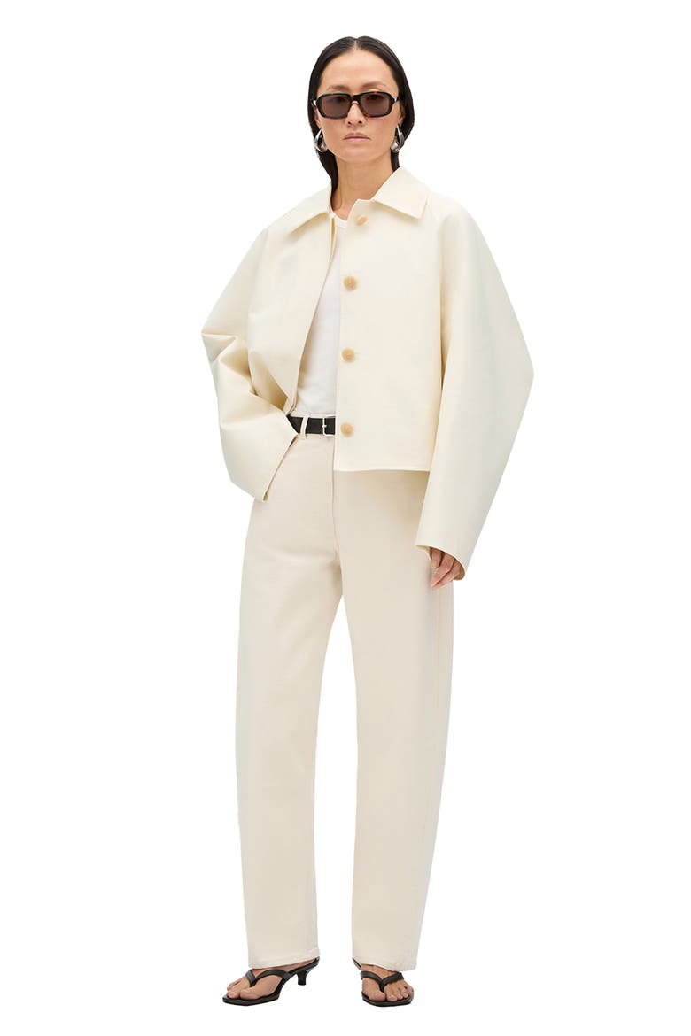 Short Mac Blouson, Alternate, color, Cream