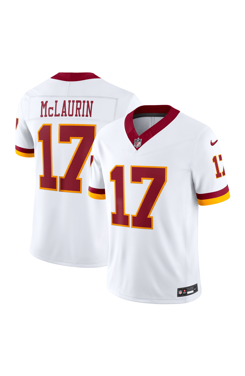 Nike Men's Nike Terry McLaurin White Washington Commanders Vapor F.U.S.E. Stitched Limited Jersey, Alternate, color, White