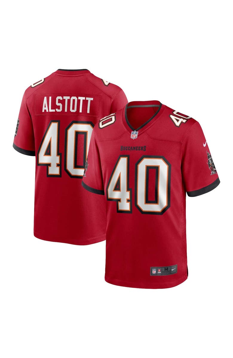 Nike Men's Nike Mike Alstott Red Tampa Bay Buccaneers Retired Player Game Jersey, Main, color, Red