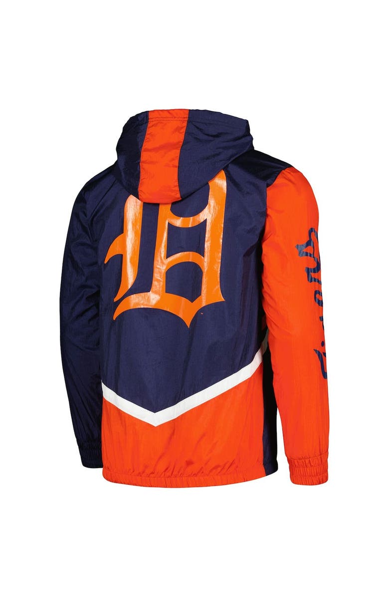 Mitchell & Ness Men's Mitchell & Ness  Navy Detroit Tigers Undeniable Full-Zip Hoodie Windbreaker Jacket, Alternate, color, 
