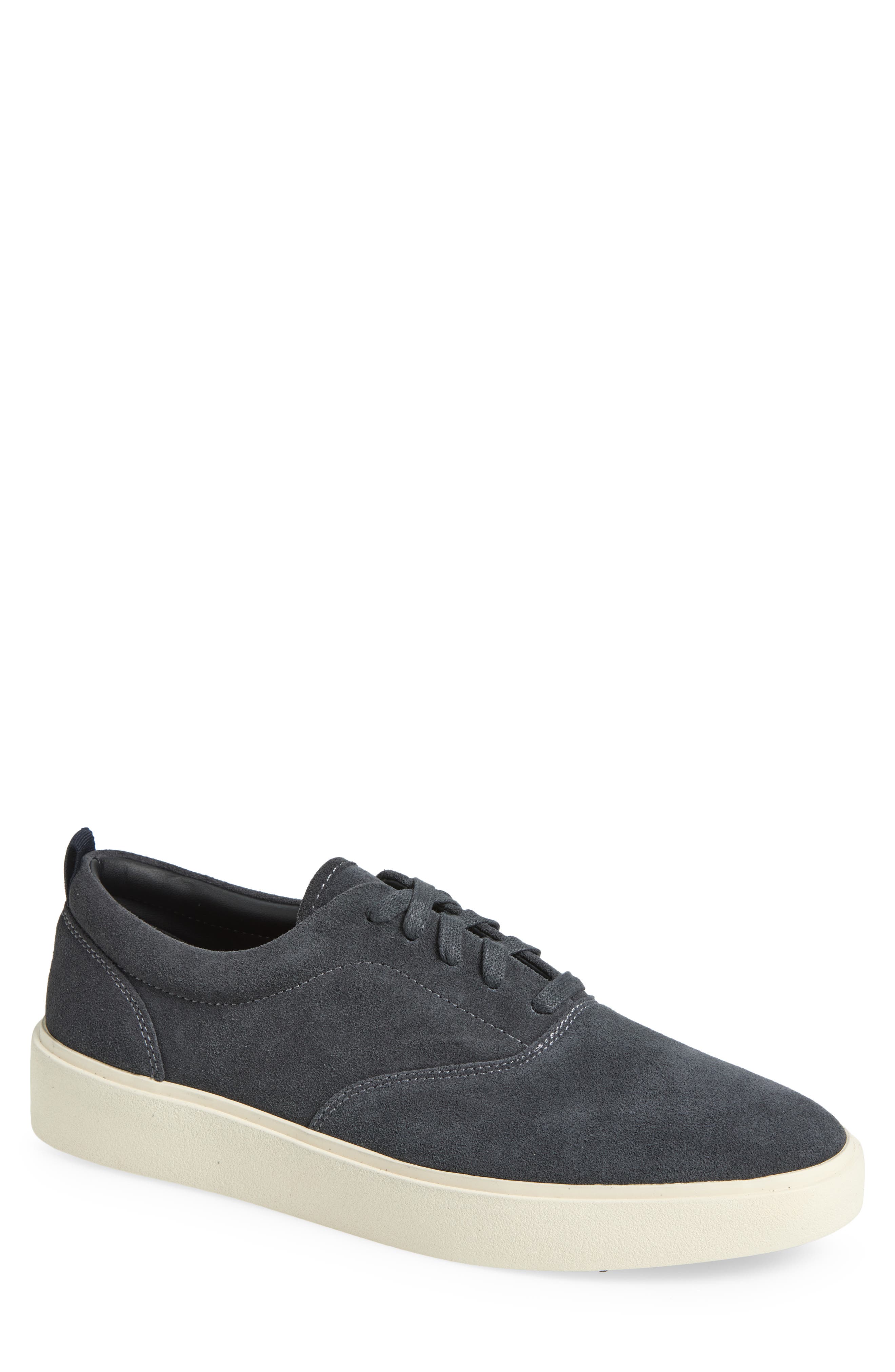 Nordstrom Evan Suede Low Top Sneaker, Main, color, Grey Depths