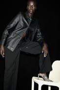 H&M Straight-leg Pants With Belt
